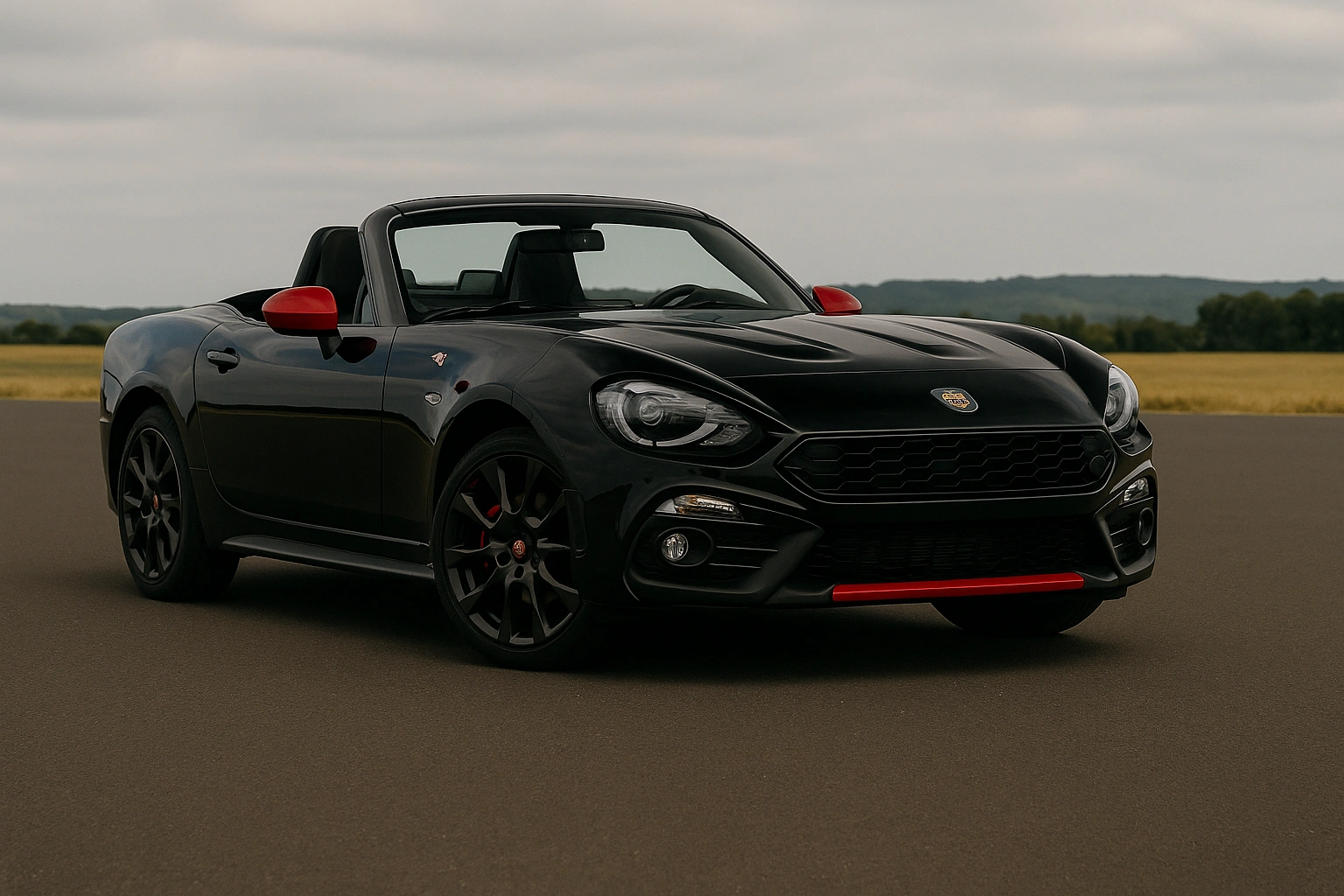アバルト124 スパイダーMTモデルの高解像度画像